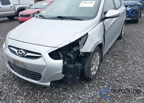 2014 Hyundai Accent Gls из США, поврежденный, VIN KMHCT4AE3EU735993
